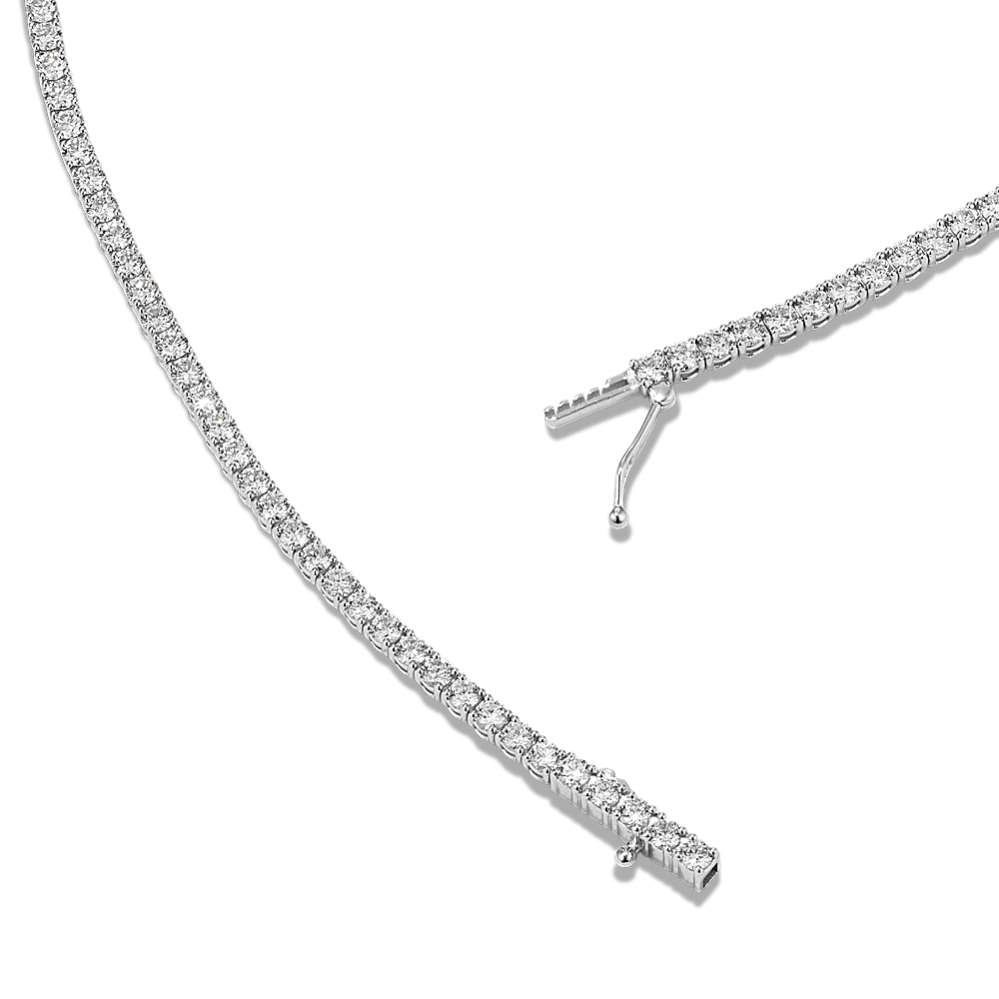 “Conversation Starter” Tennis Bracelet White Gold