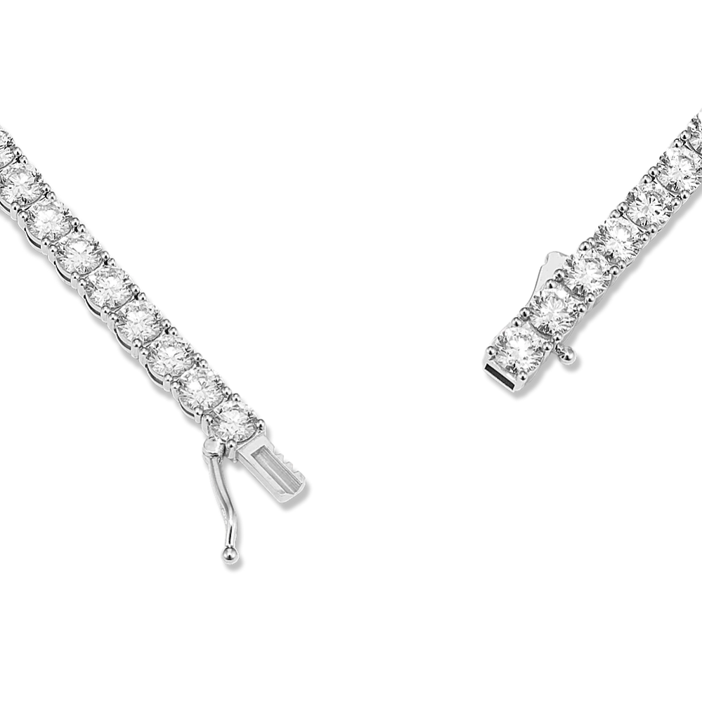 "Big Boss" Tennis Bracelet White Gold