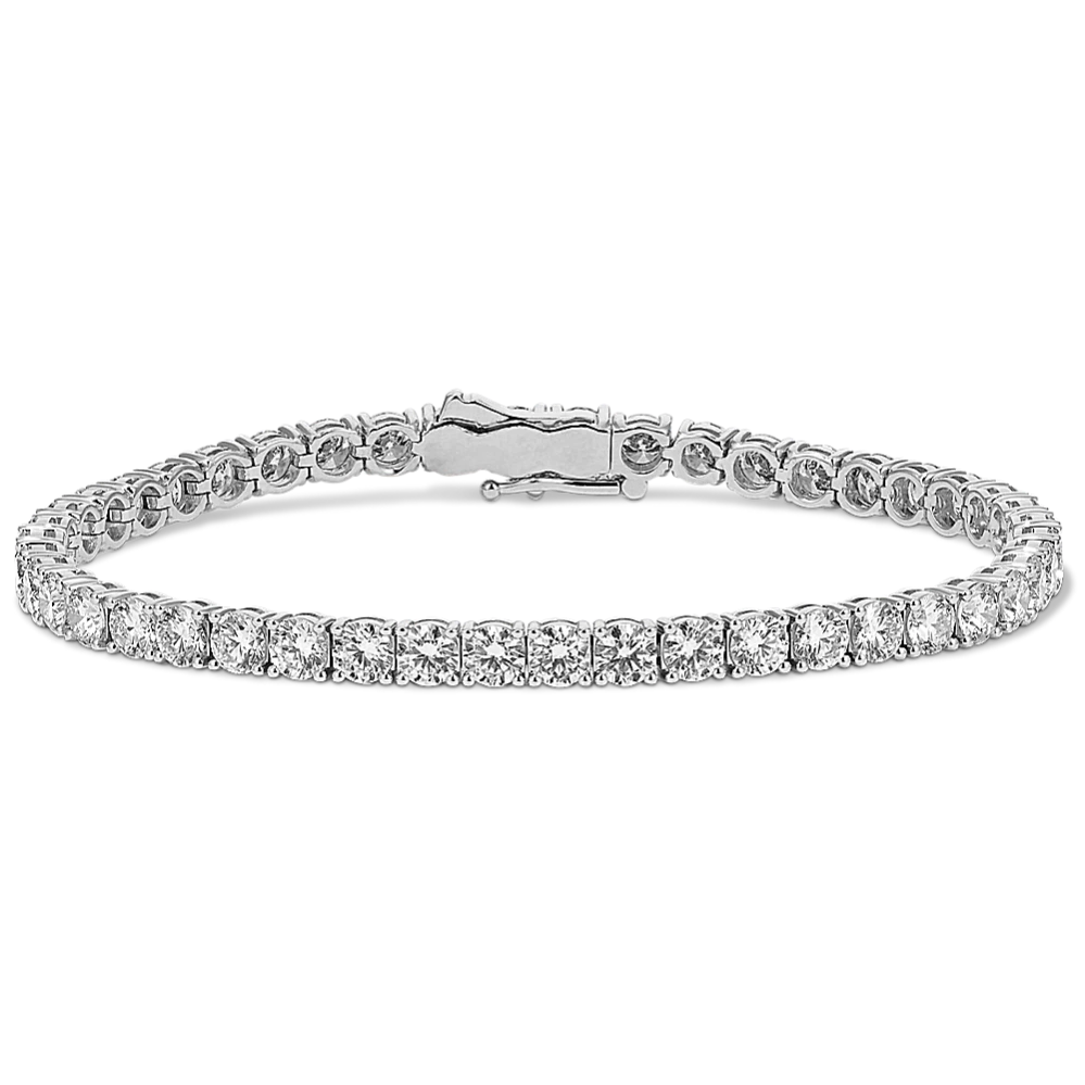 "Big Boss" Tennis Bracelet White Gold