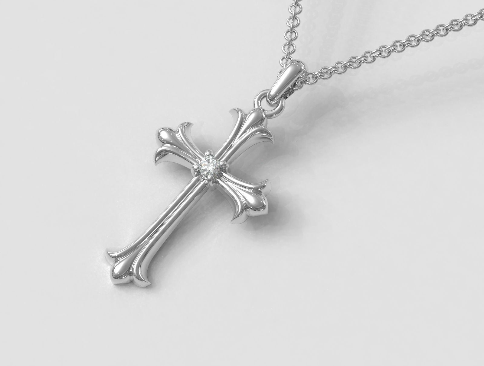 Gothic Cross Pendant
